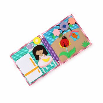 Me All Day - Doll House Quiet Book- Everyday Routine Quiet Book