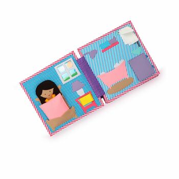 Me All Day - Doll House Quiet Book- Everyday Routine Quiet Book